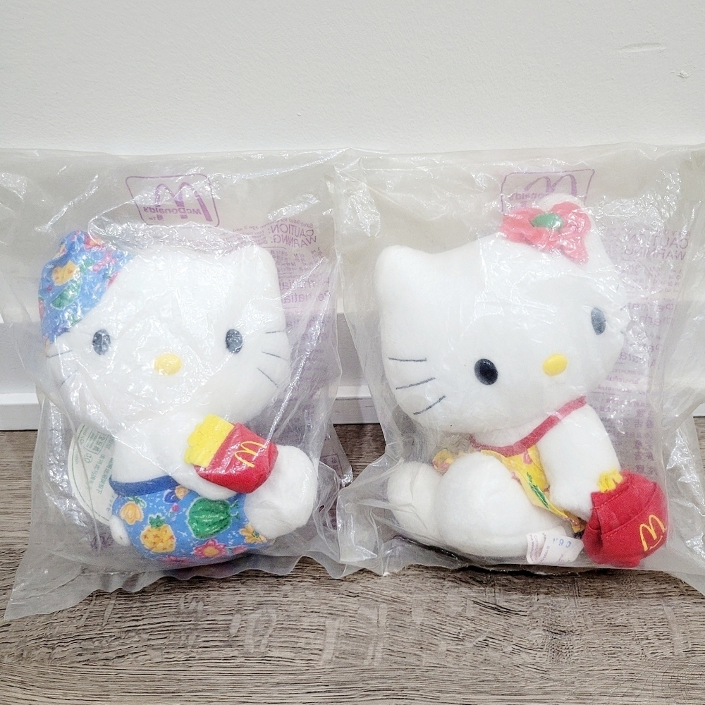 Vintage 1999 McDonald's Swimming Suit Hello Kitty Set